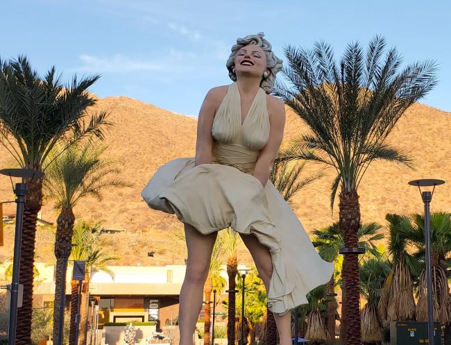 Palm Springs Celebrates Its Biggest Tribute to Marilyn Monroe Ever - LAST  ONE ON THE BUS